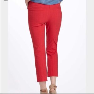 Anthropologie Bella Red Trousers